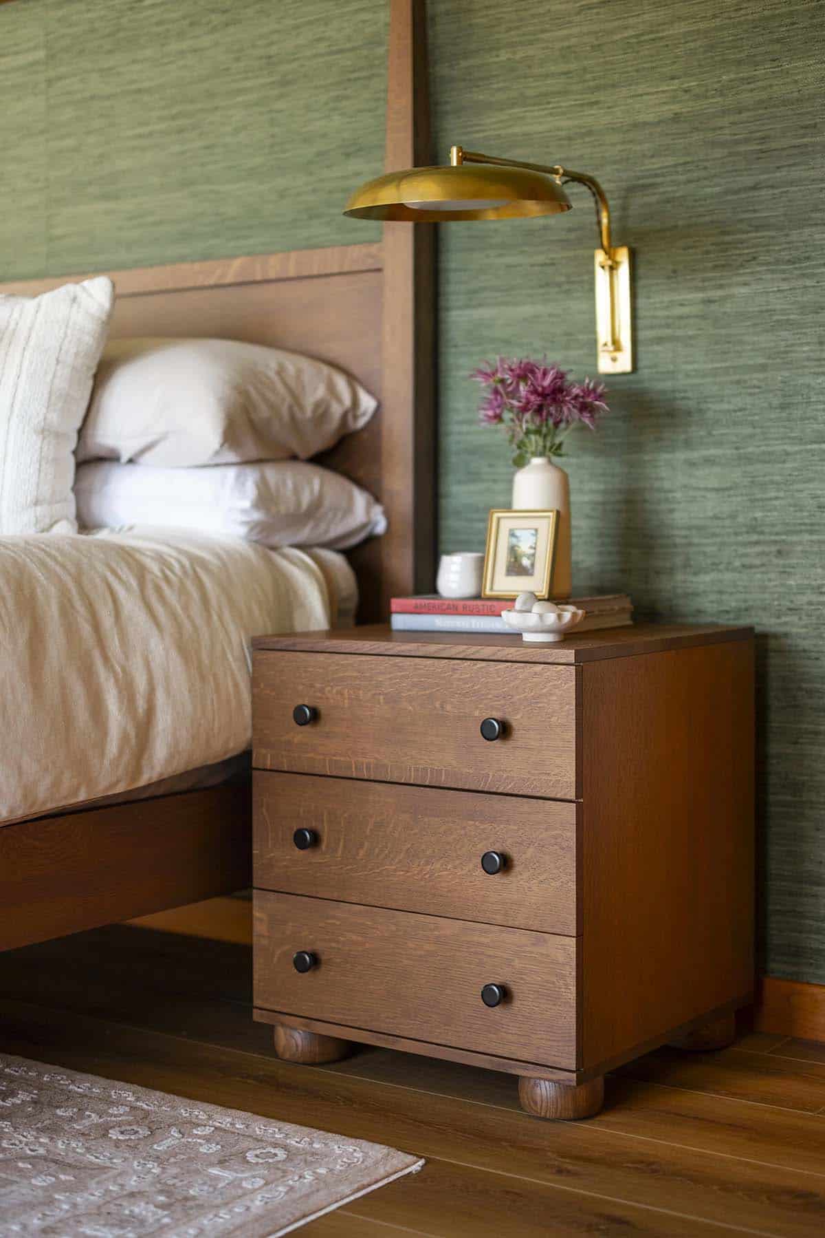 modern rustic bedroom