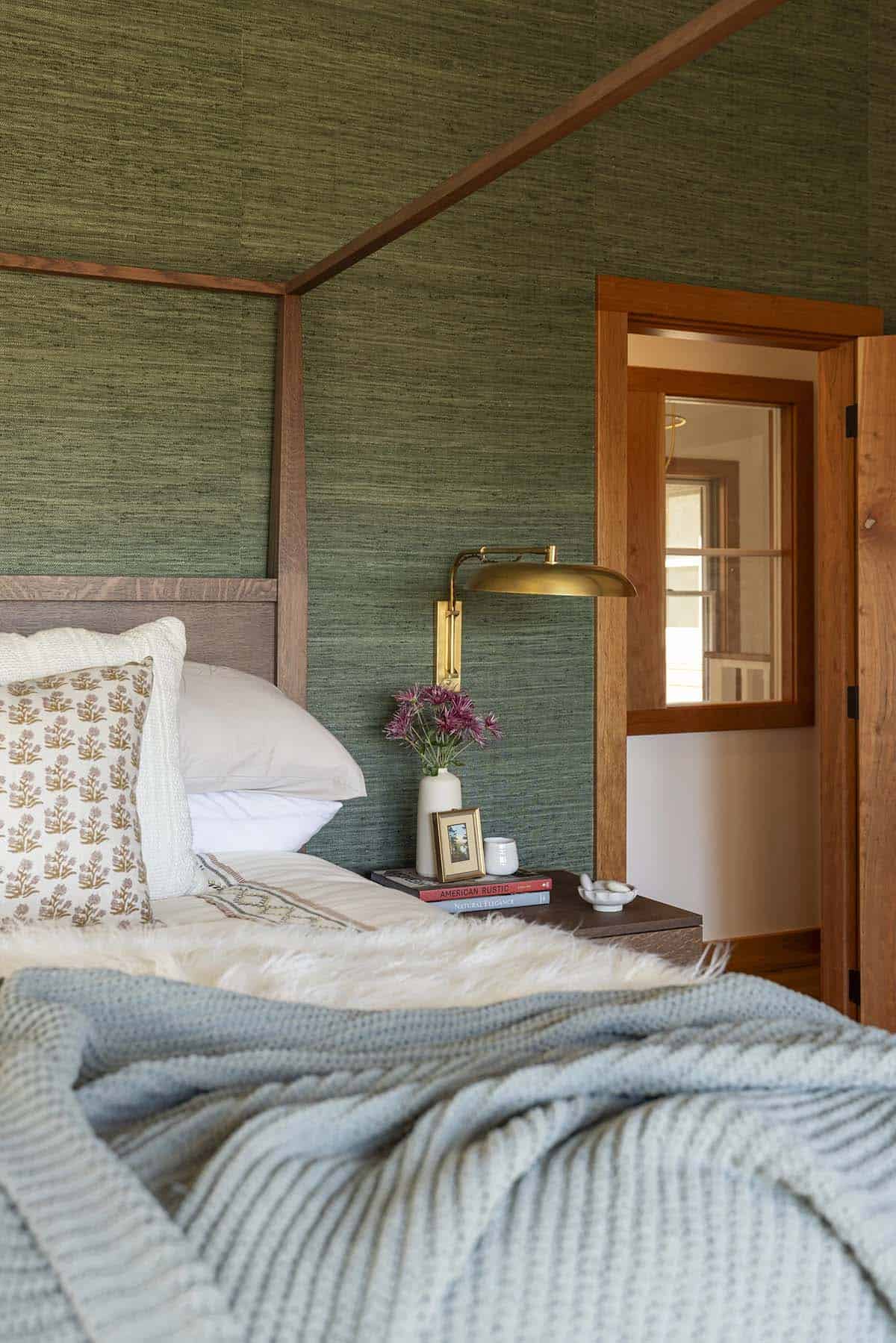 modern rustic bedroom