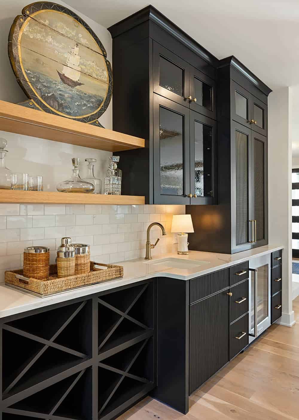 modern home bar