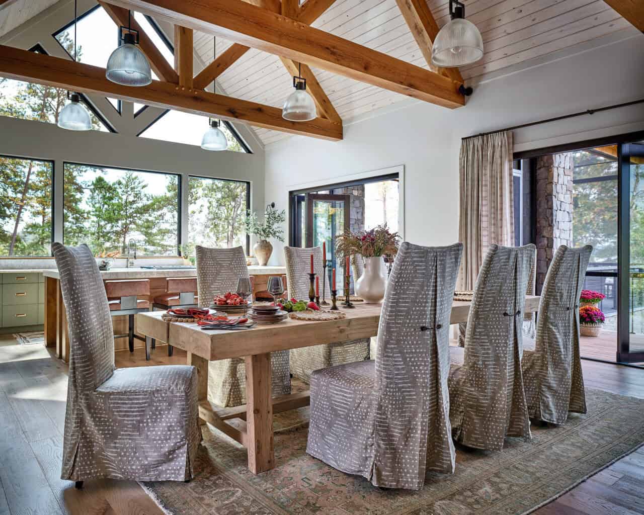 contemporary dining room