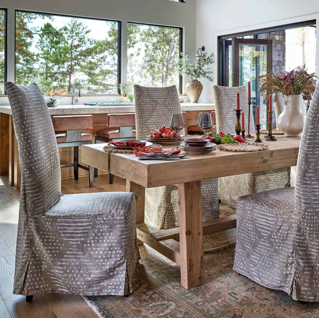 contemporary dining room