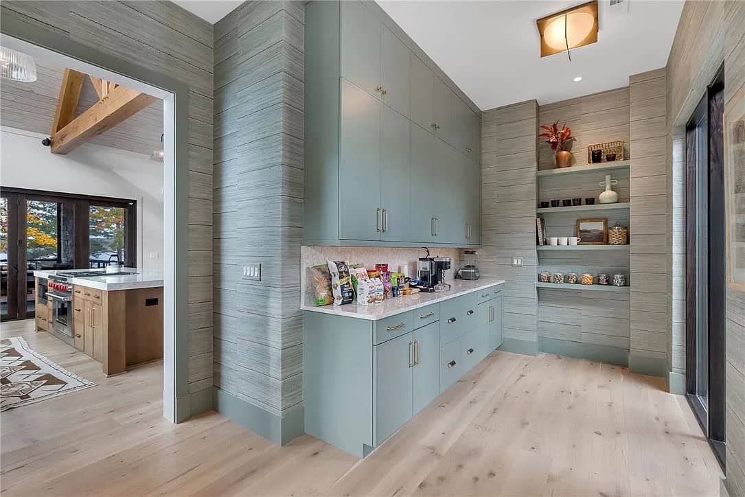contemporary kitchen pantry