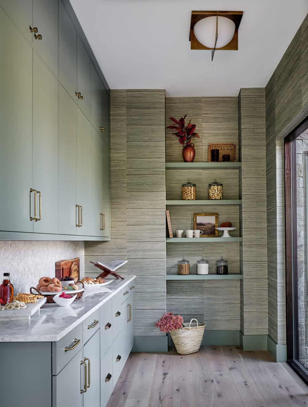 contemporary kitchen pantry
