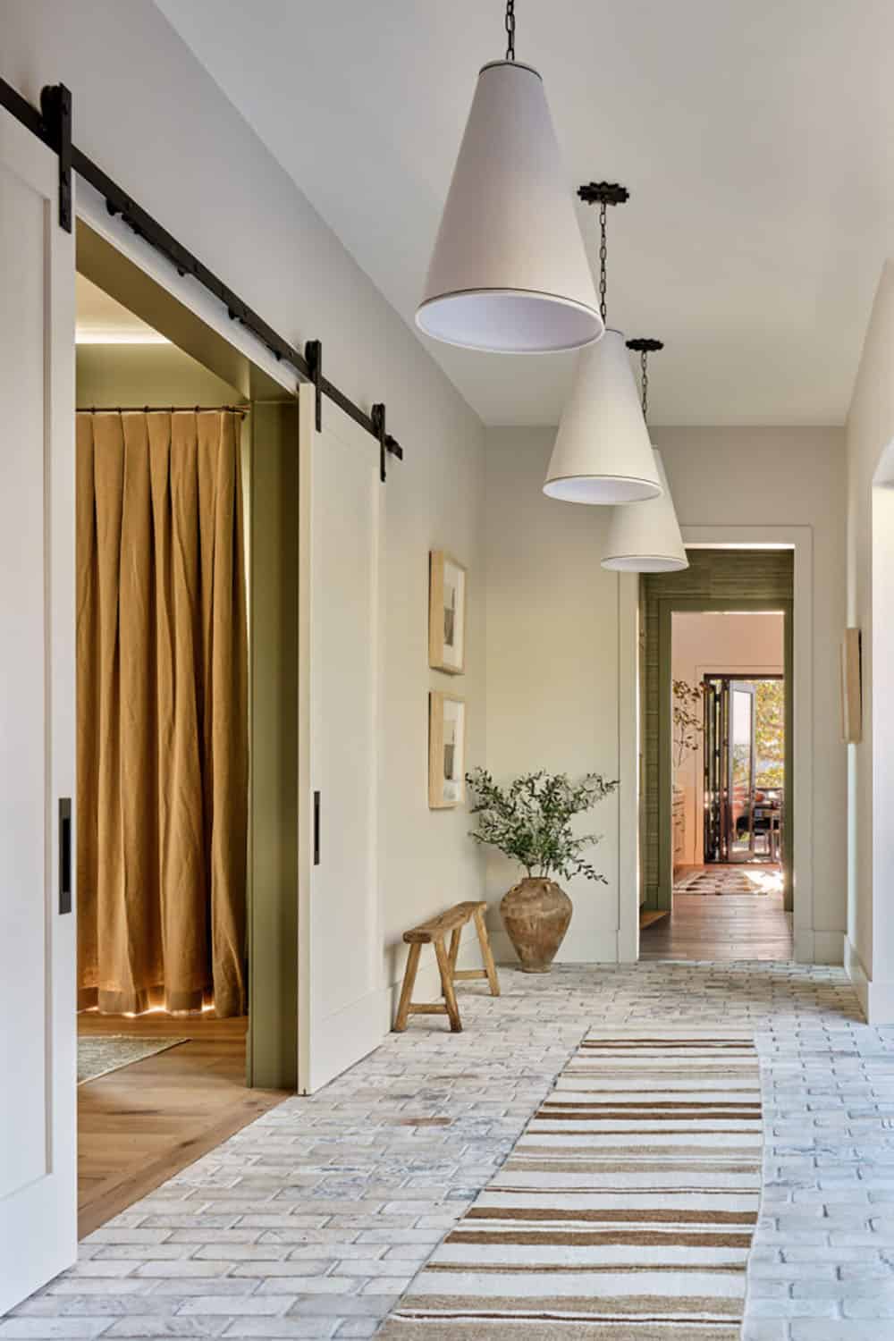 contemporary hallway