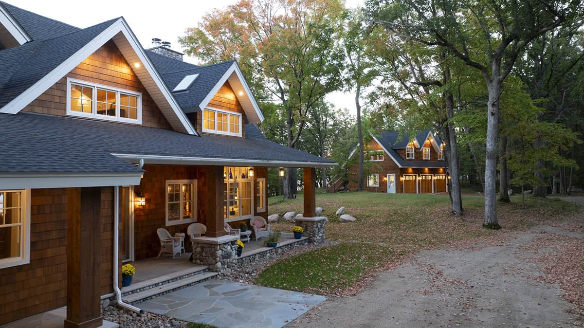 lake house exterior