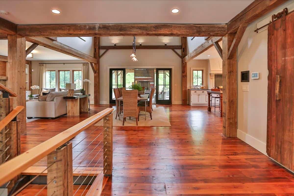 farmhouse style hallway
