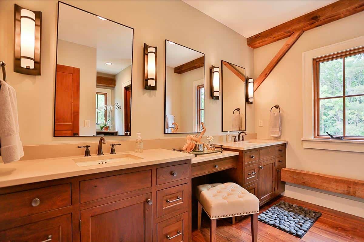 farmhouse style bathroom vanity