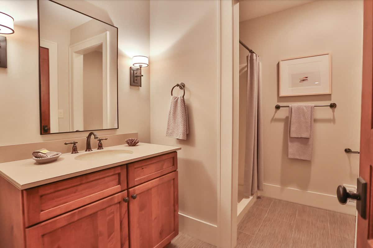 farmhouse style bathroom