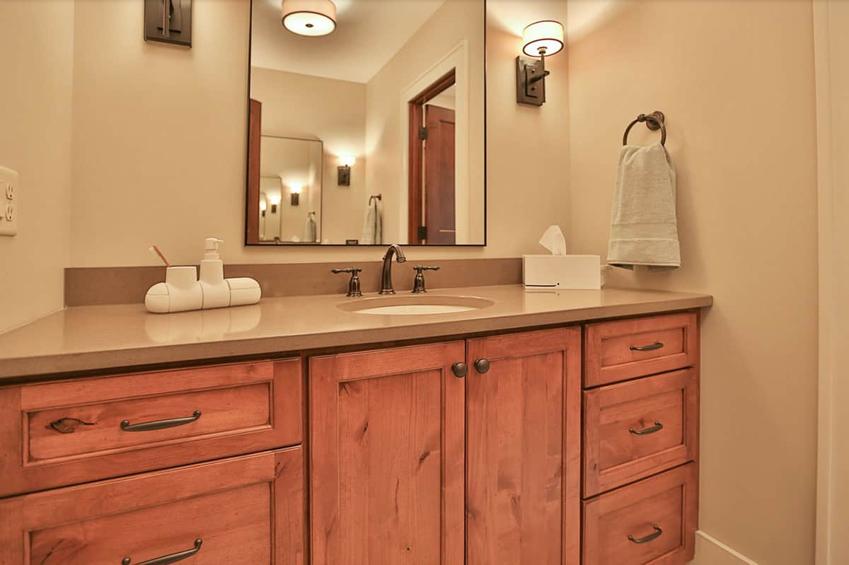 farmhouse style bathroom