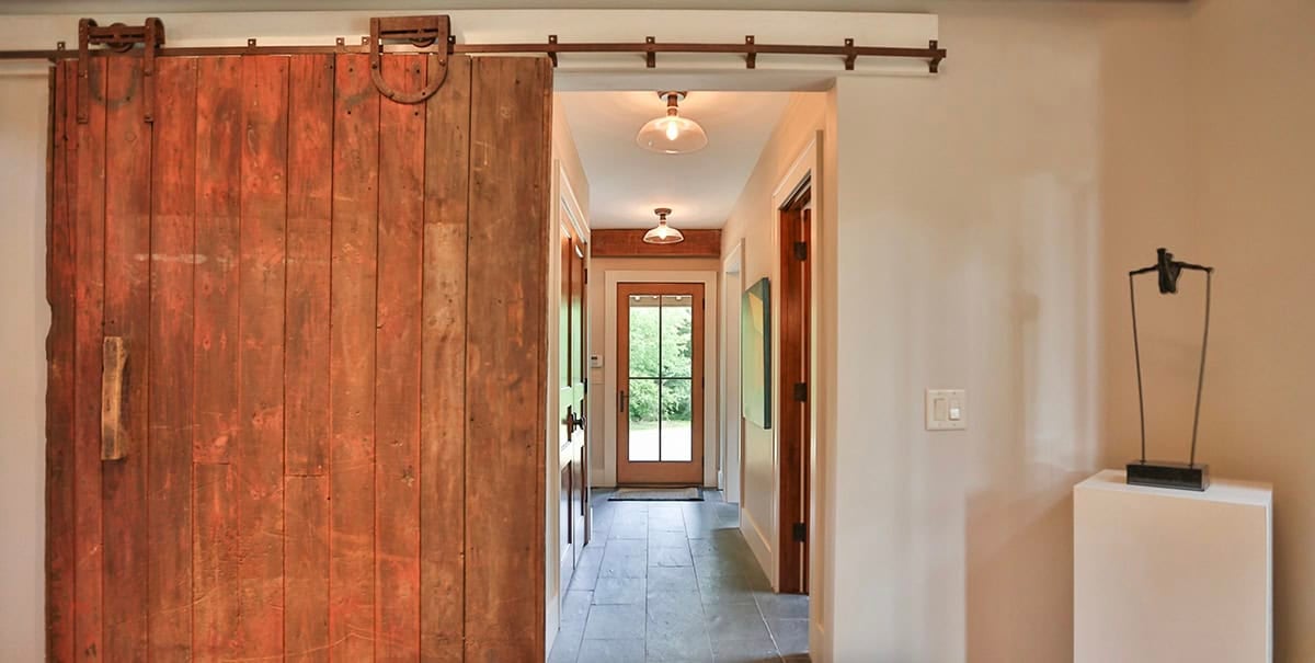 farmhouse style hallway