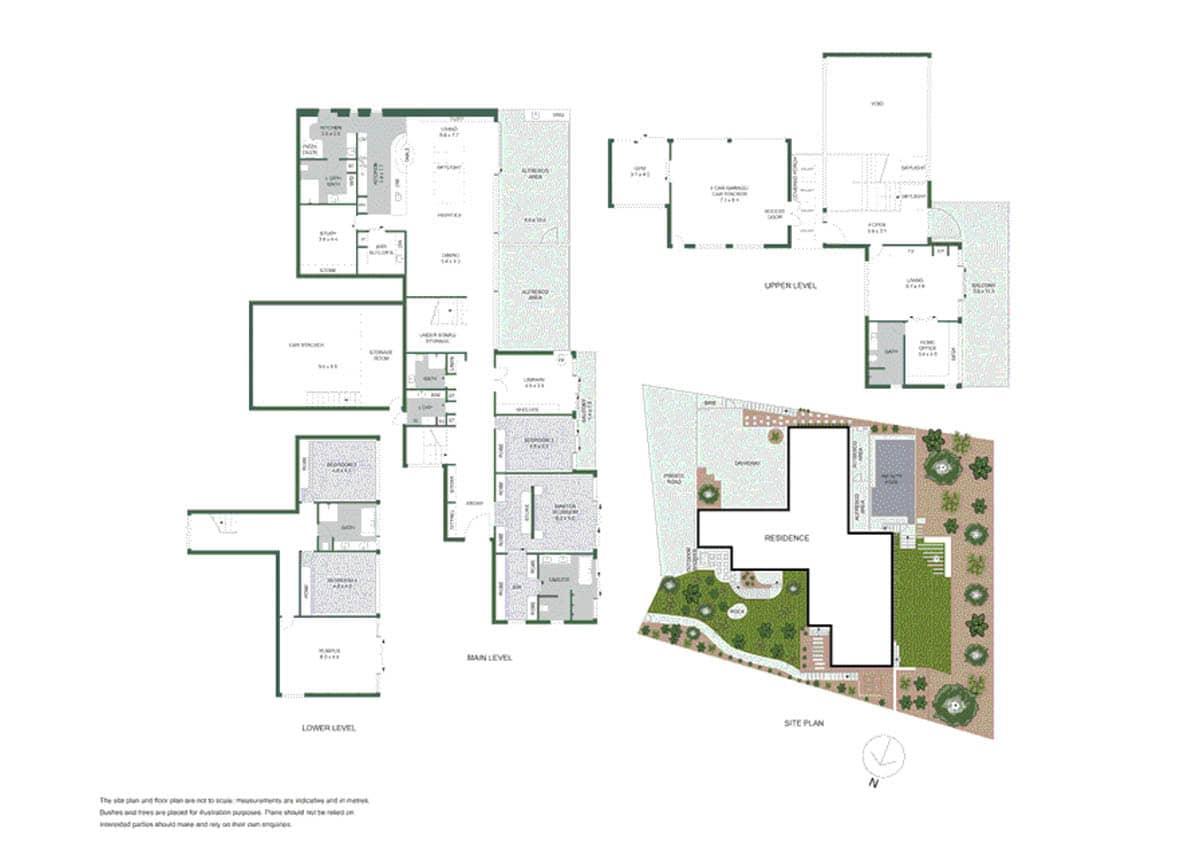 modern home floor plan