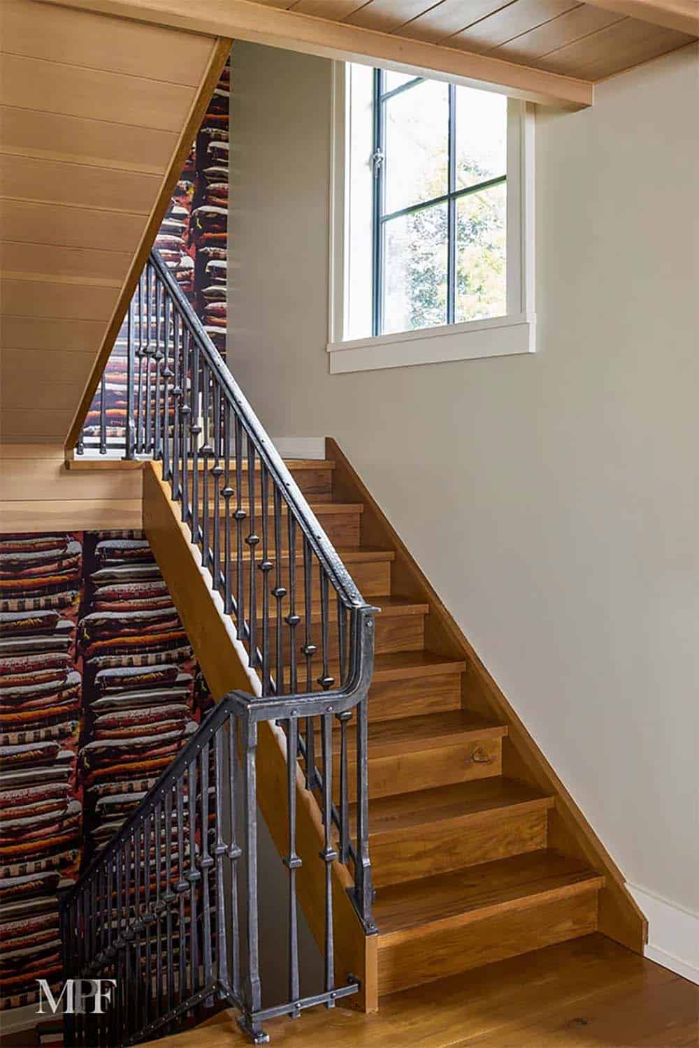 modern rustic staircase