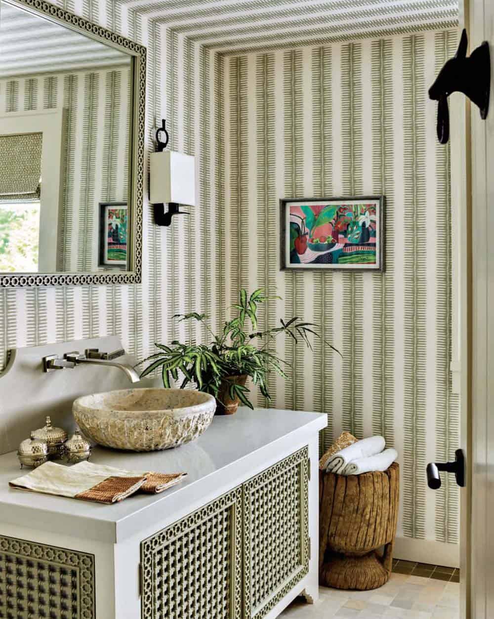 modern rustic bathroom vanity