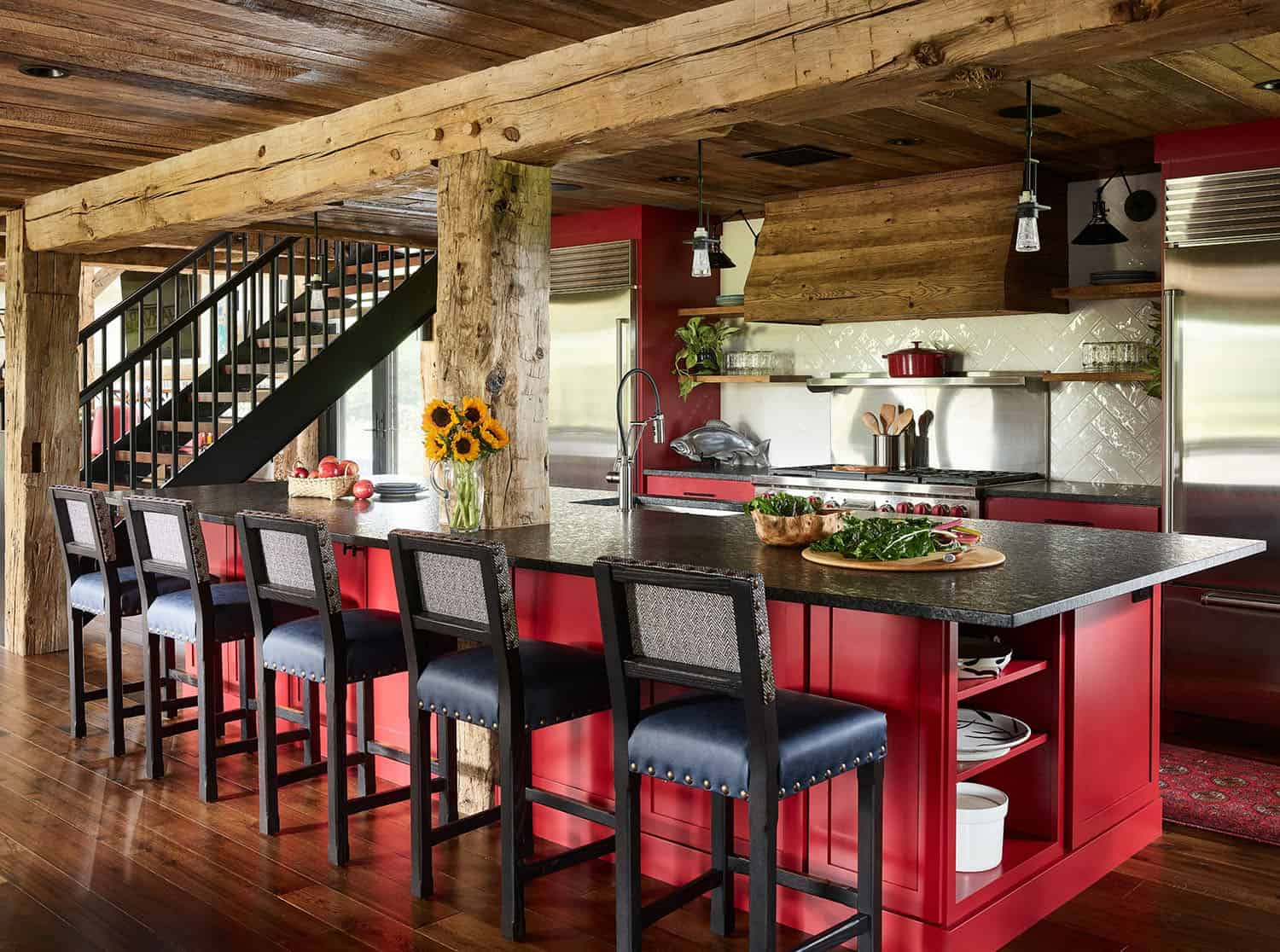 modern rustic kitchen