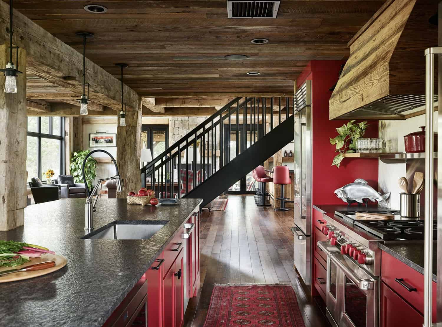 modern rustic kitchen