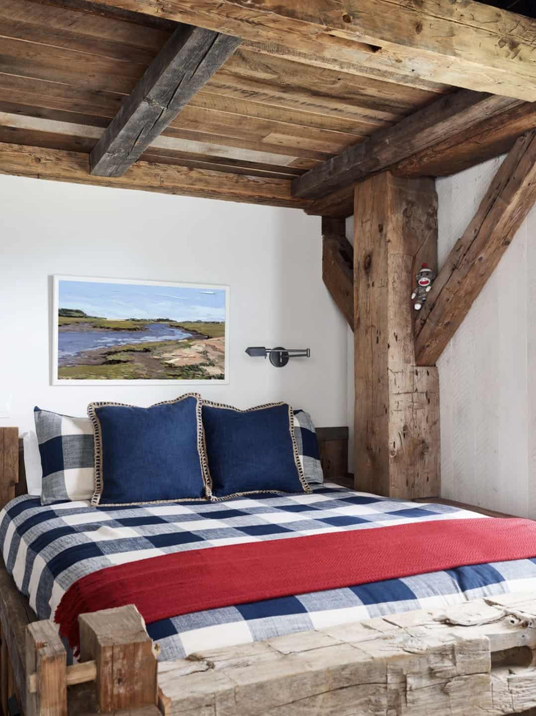 modern rustic bedroom