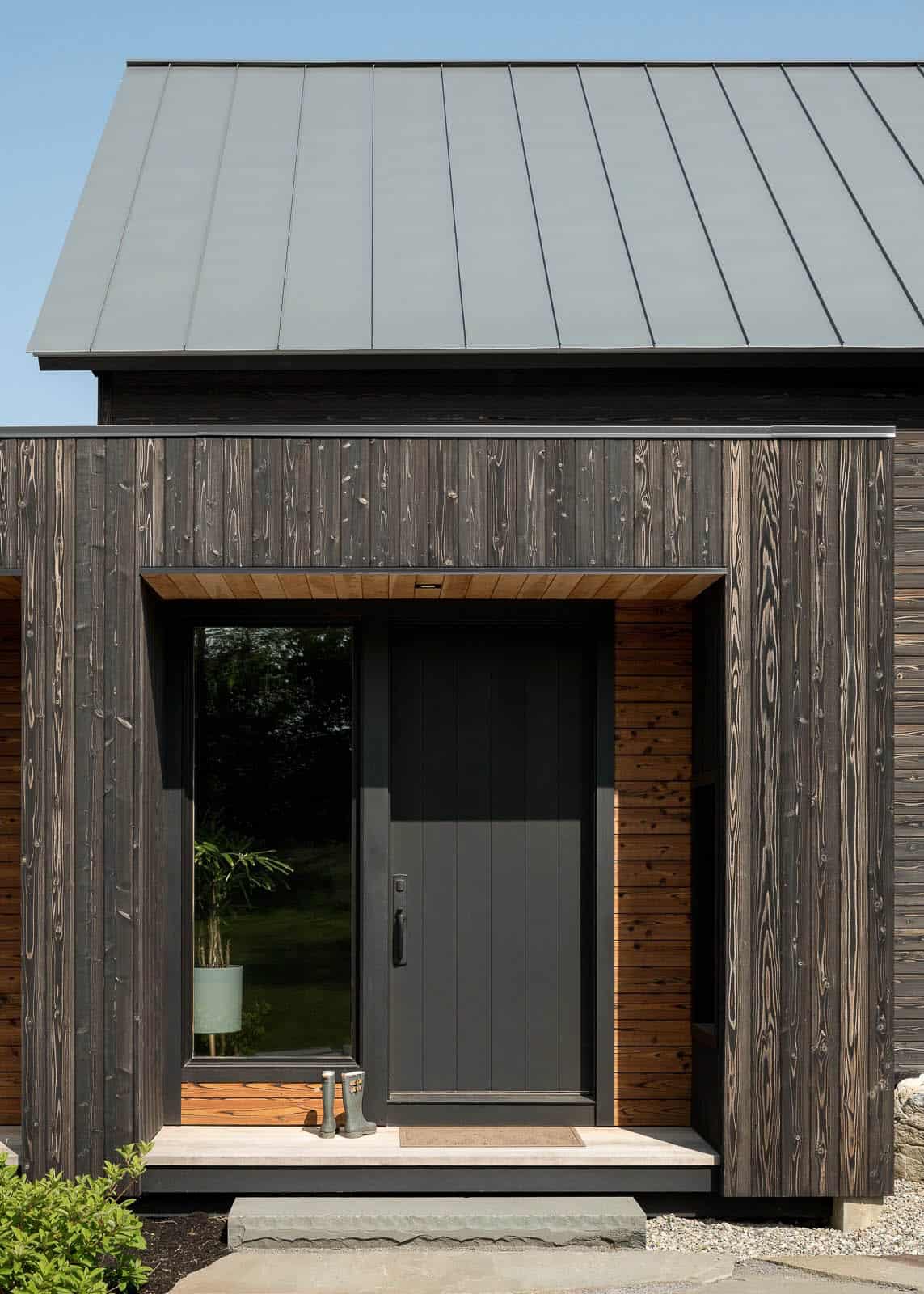 modern home exterior entry