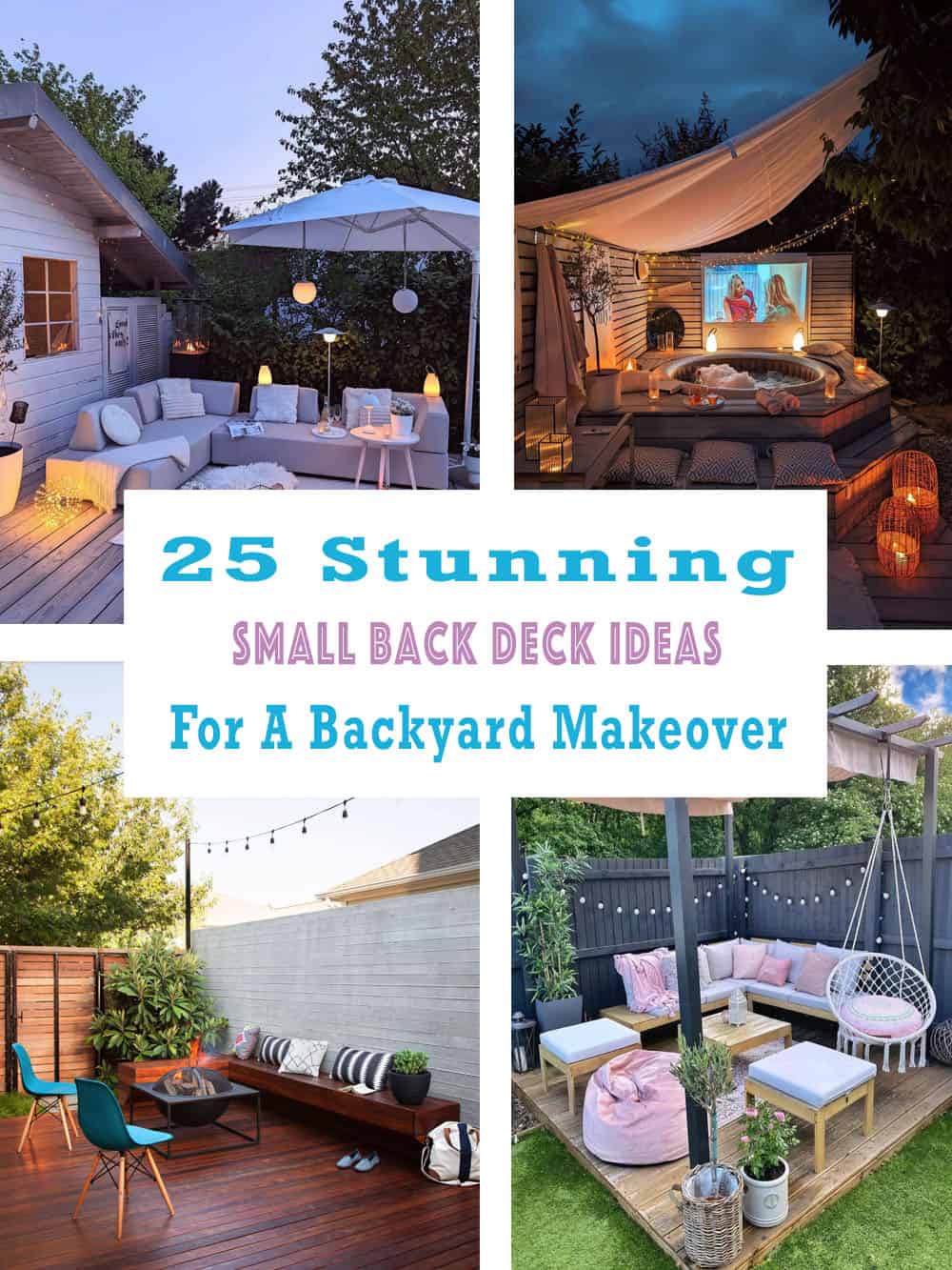 small backyard deck ideas