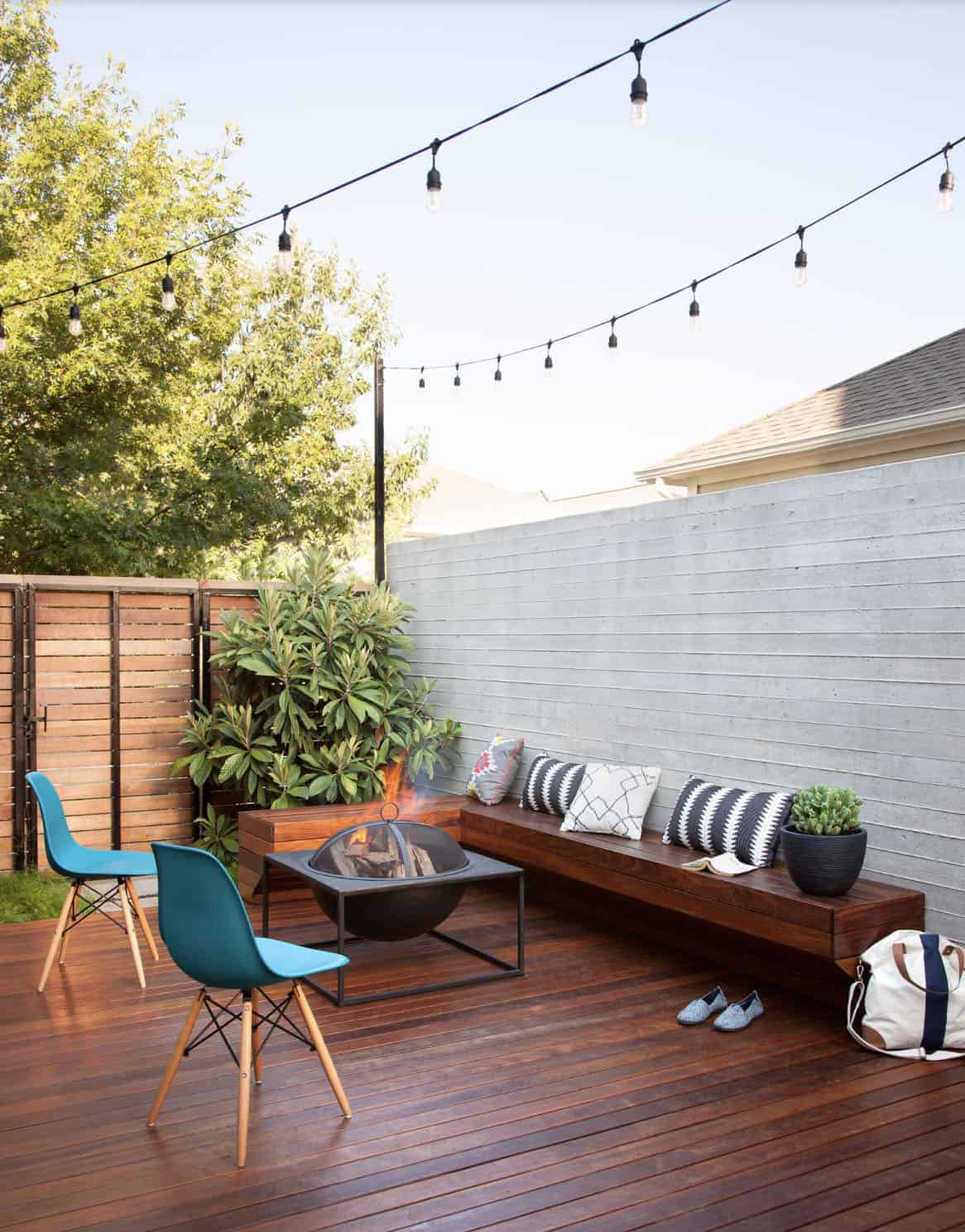 Fire Pit Area and Bench