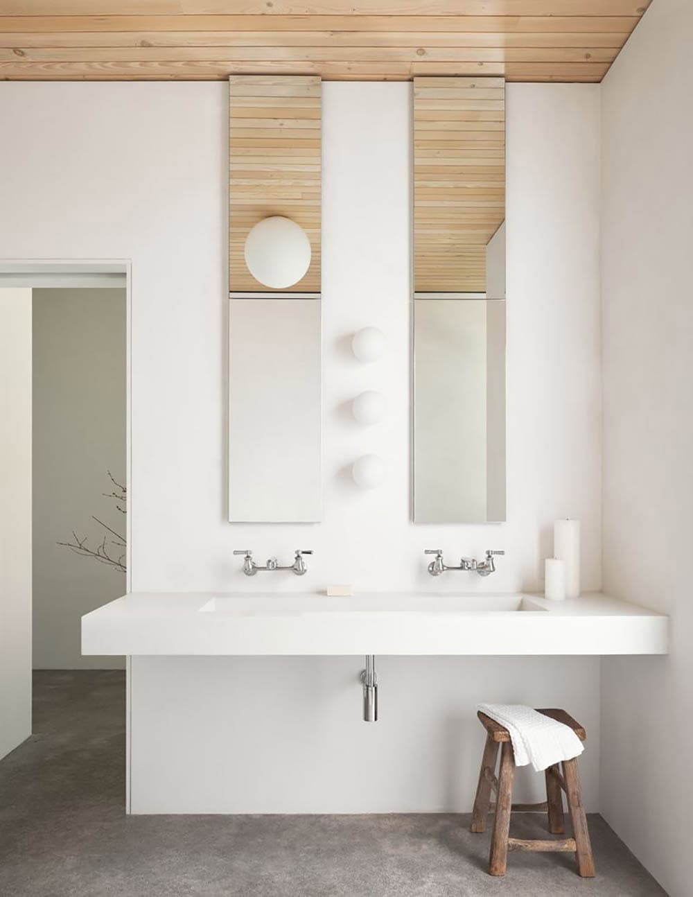 modern bathroom vanity