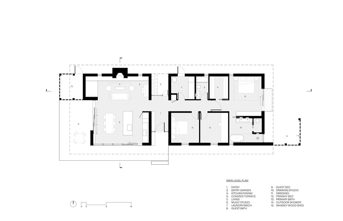 modern home floor plan