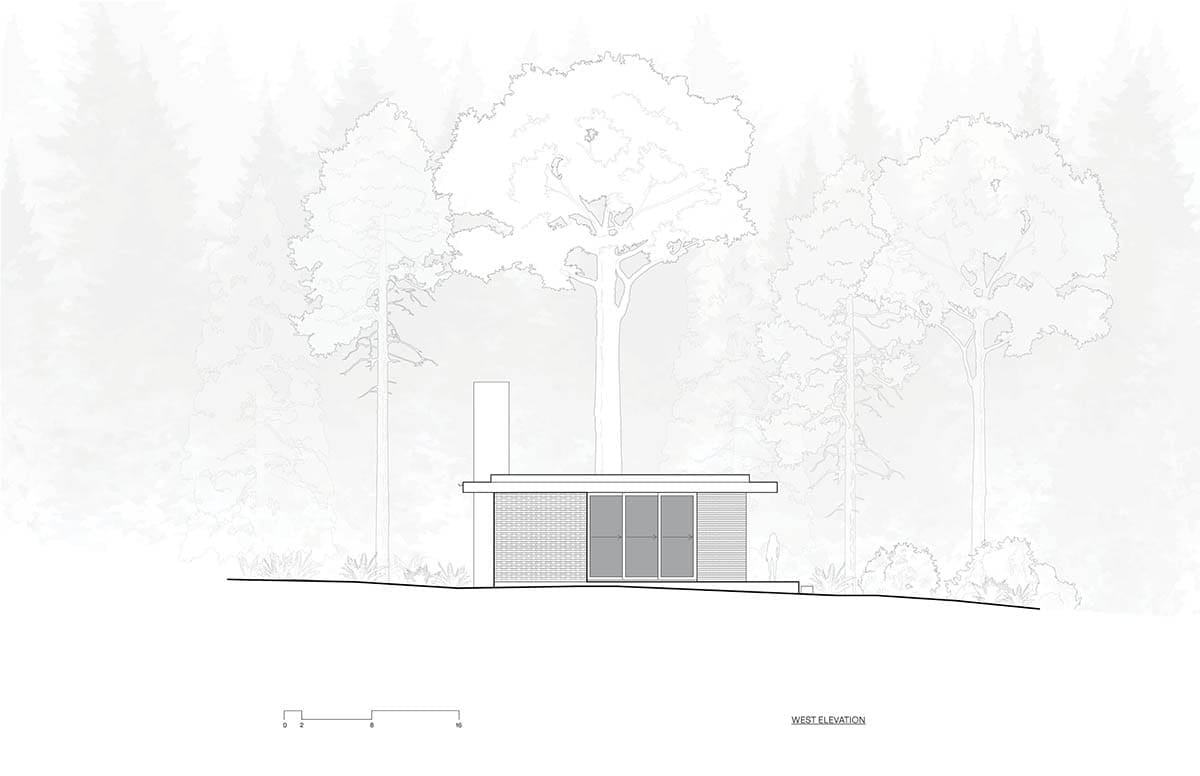 modern home elevation plan
