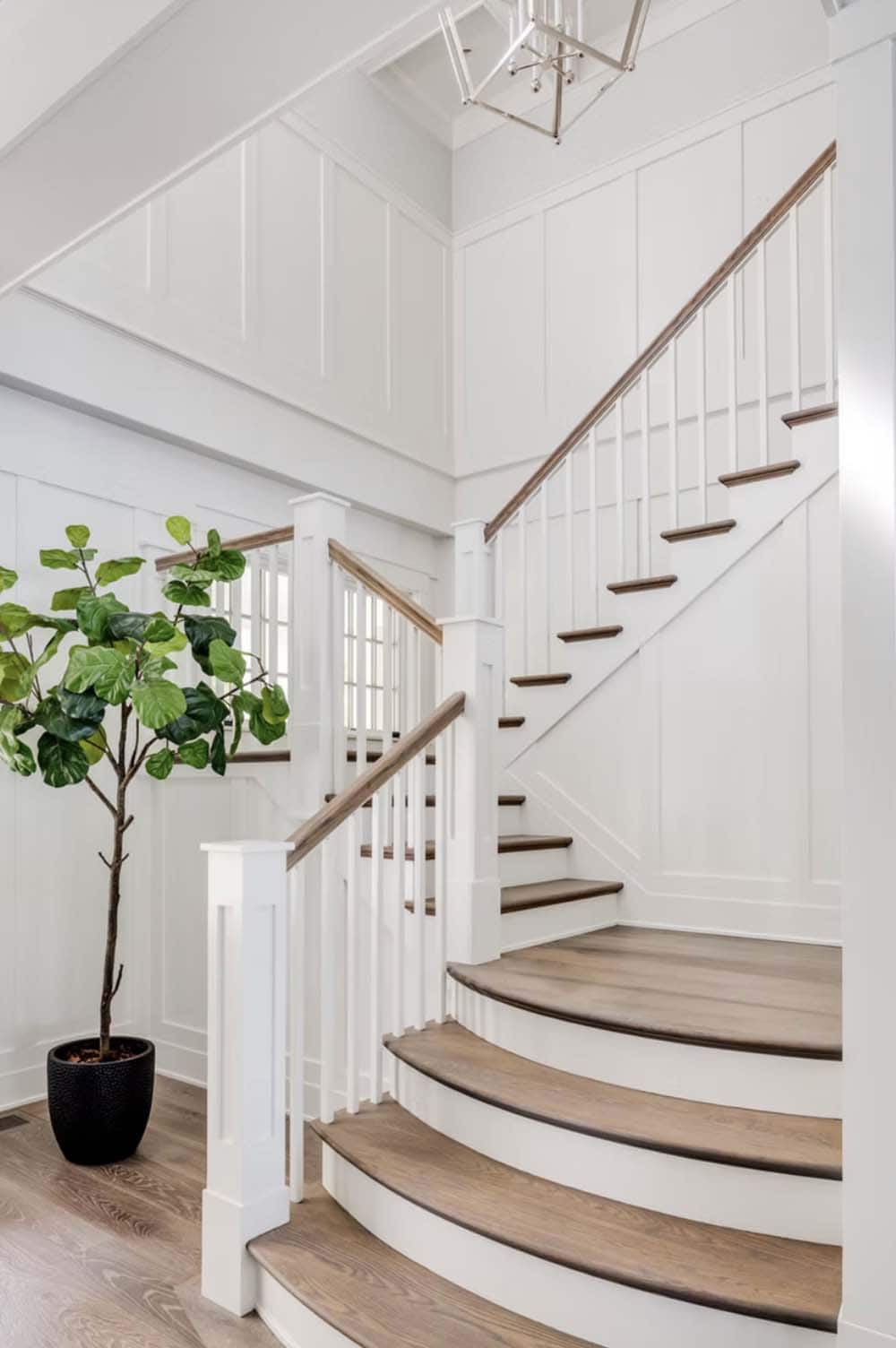 coastal style staircase