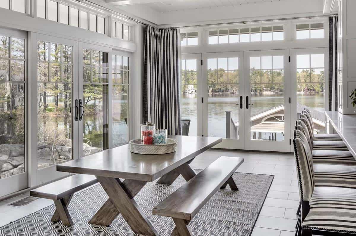 coastal style home bar