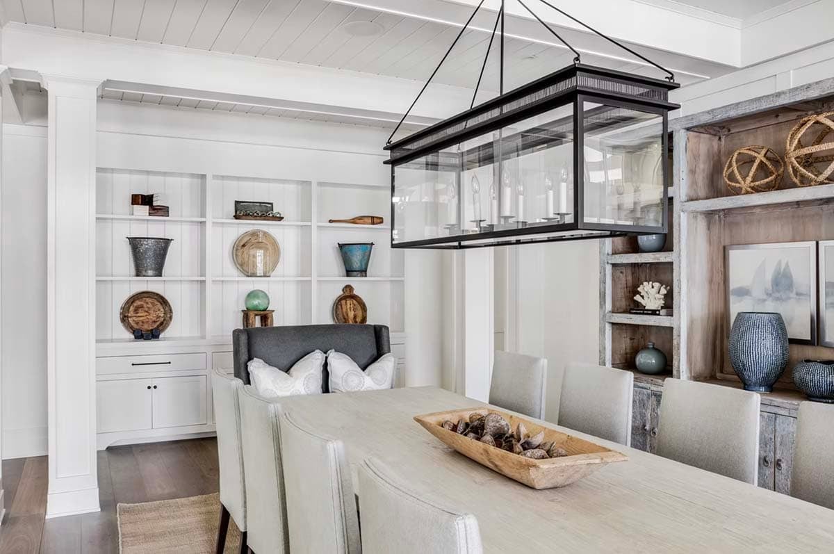 coastal style dining room
