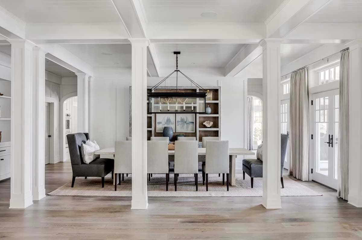 coastal style dining room