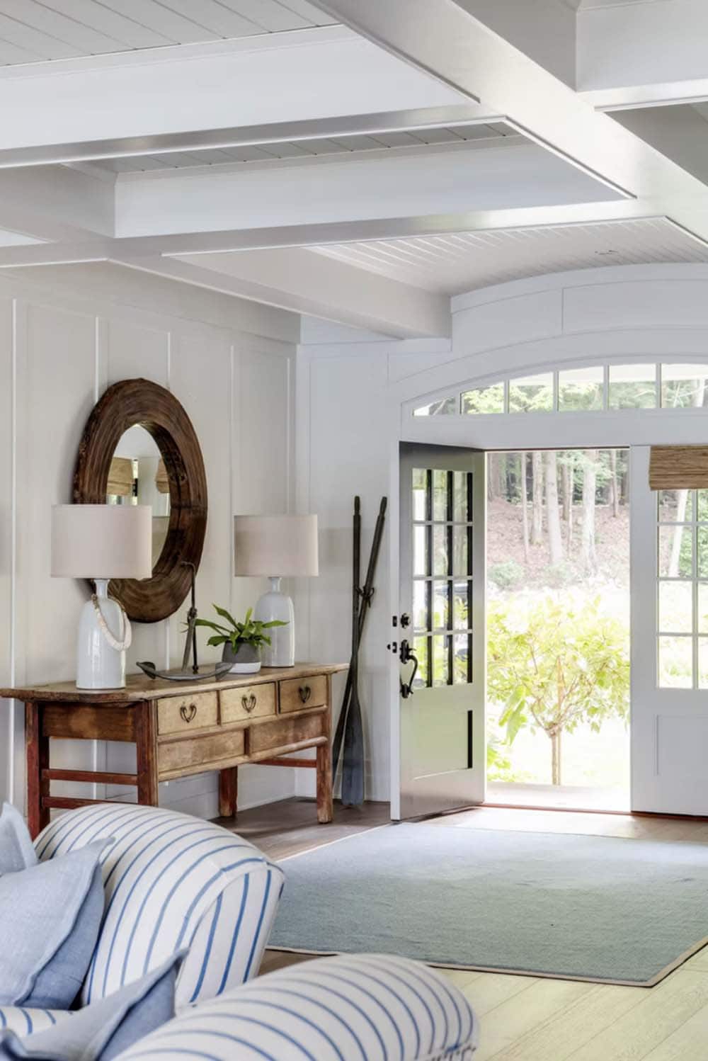 coastal style home entry