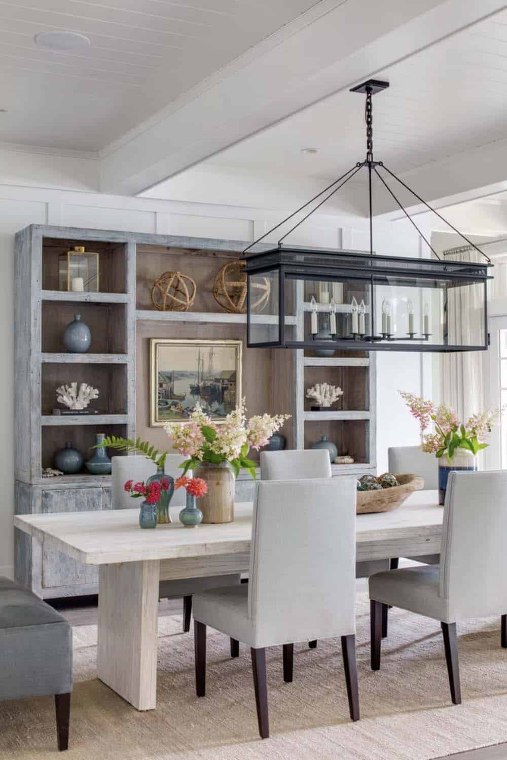 coastal style dining room
