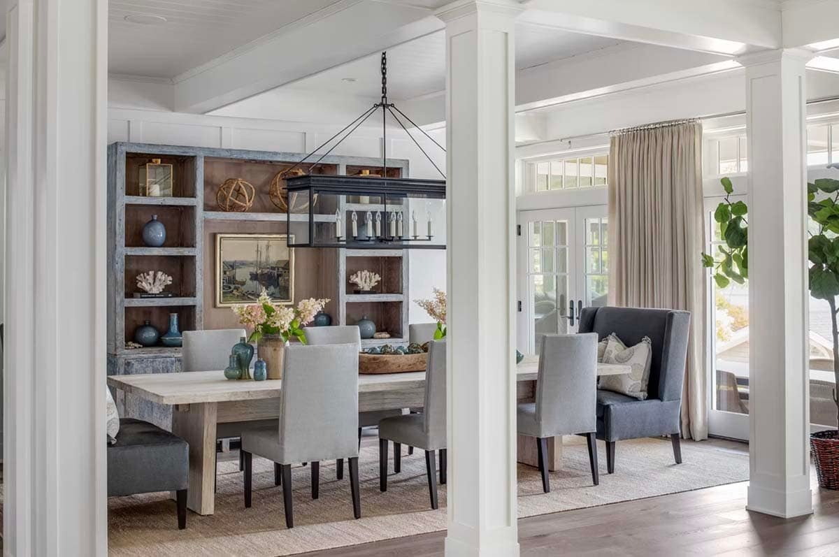coastal style dining room