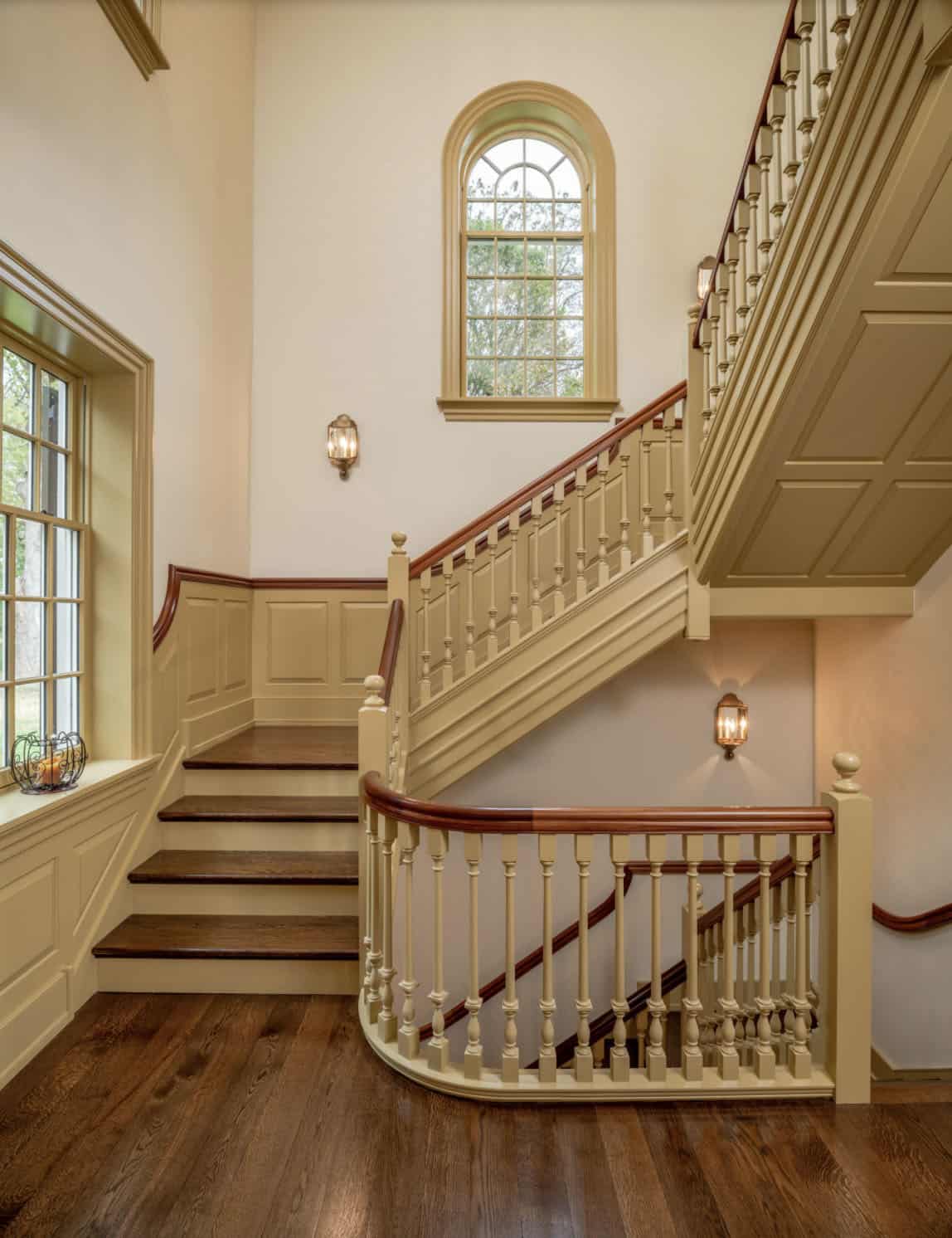 traditional style staircase