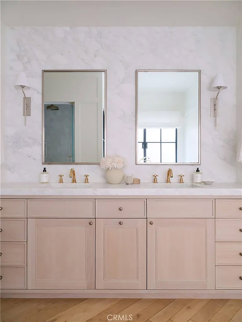 transitiional style bathroom vanity