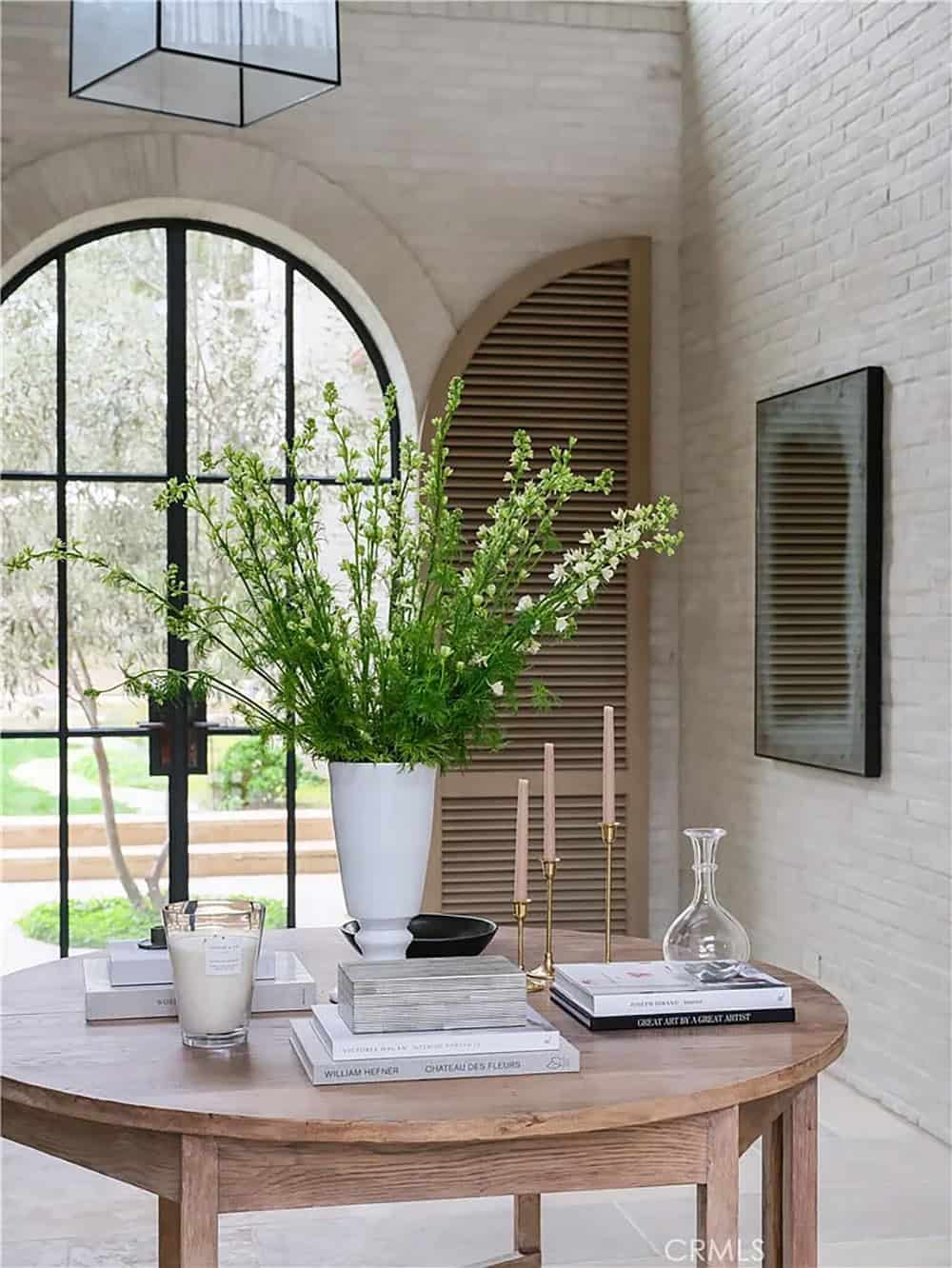 transitiional style home entry
