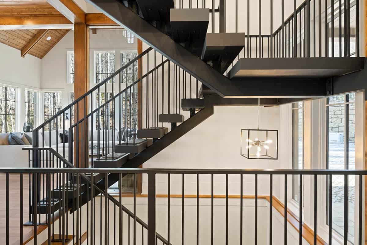 mountain cottage staircase