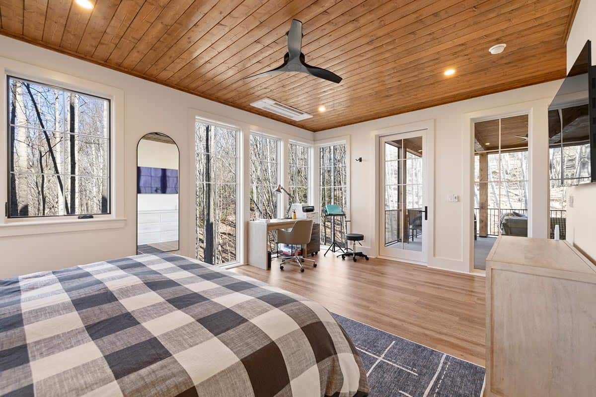 mountain cottage bedroom