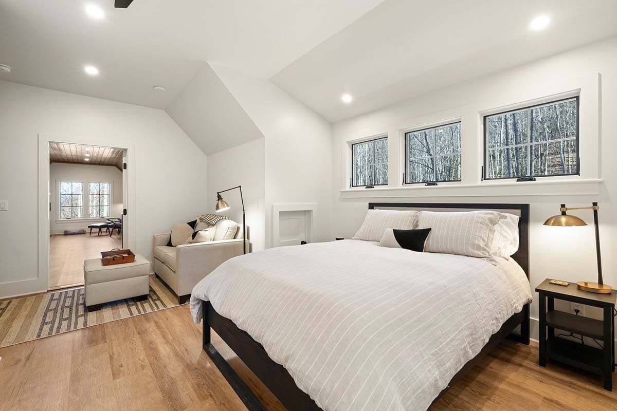 mountain cottage bedroom