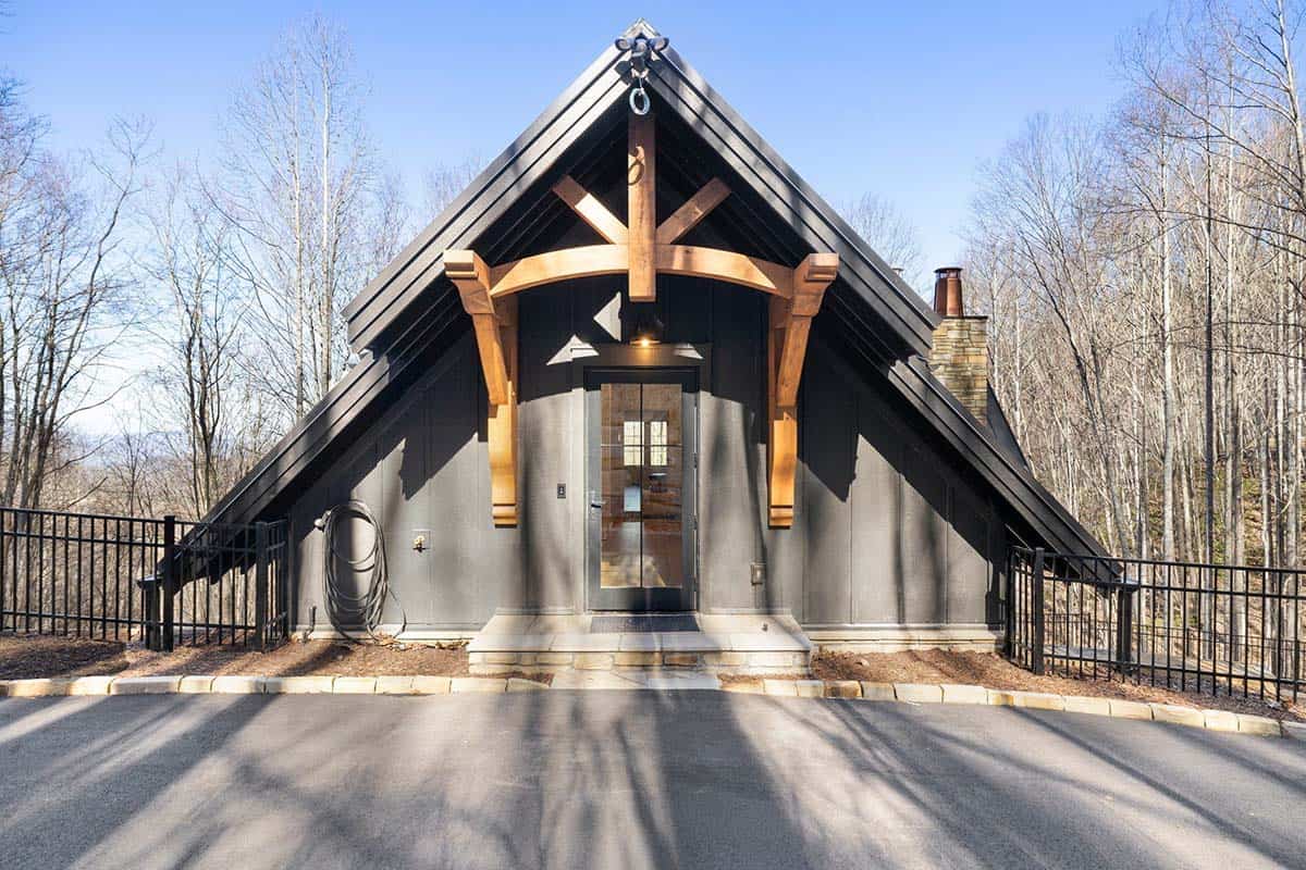 mountain cottage exterior