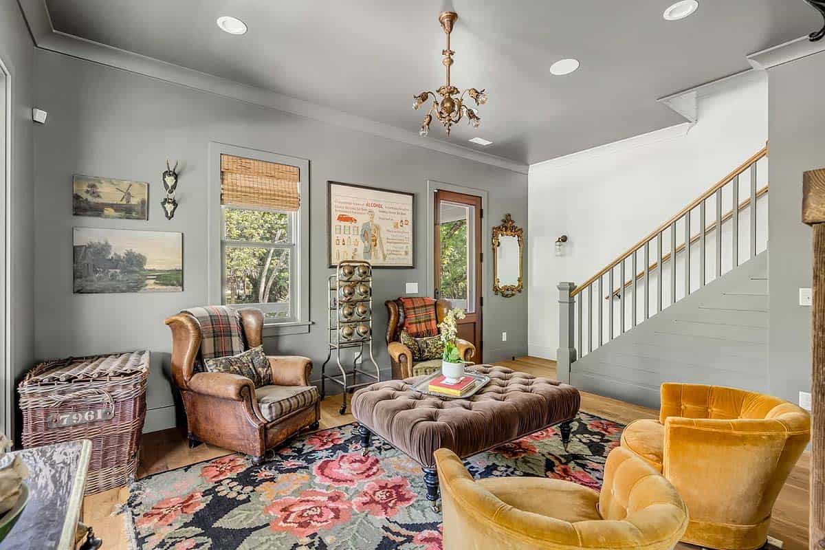 beach style living room