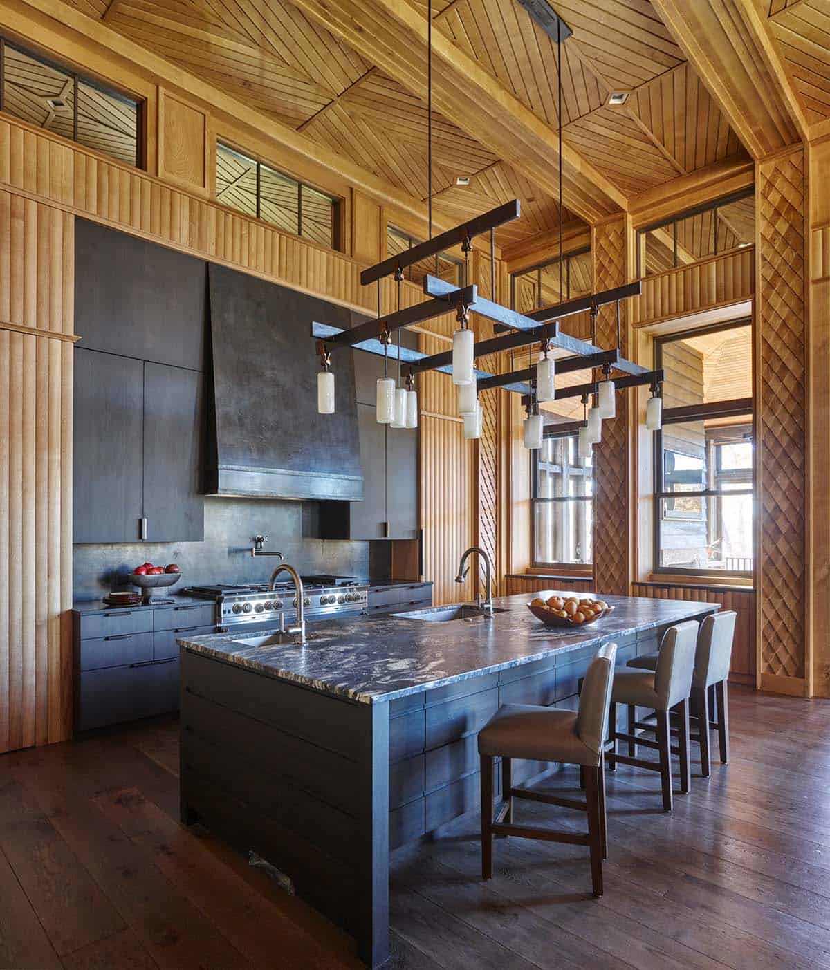 modern rustic kitchen