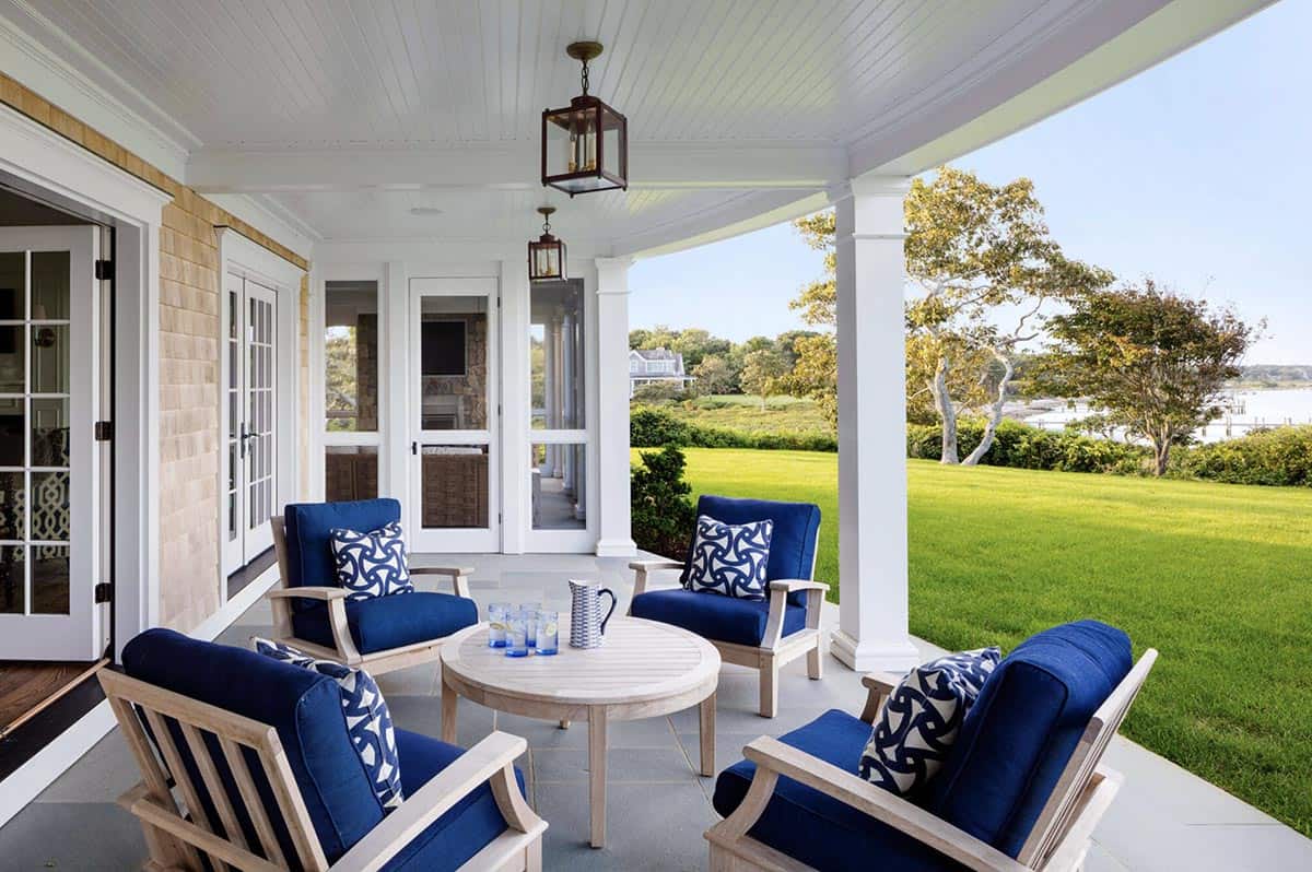 Beach Style Porch
