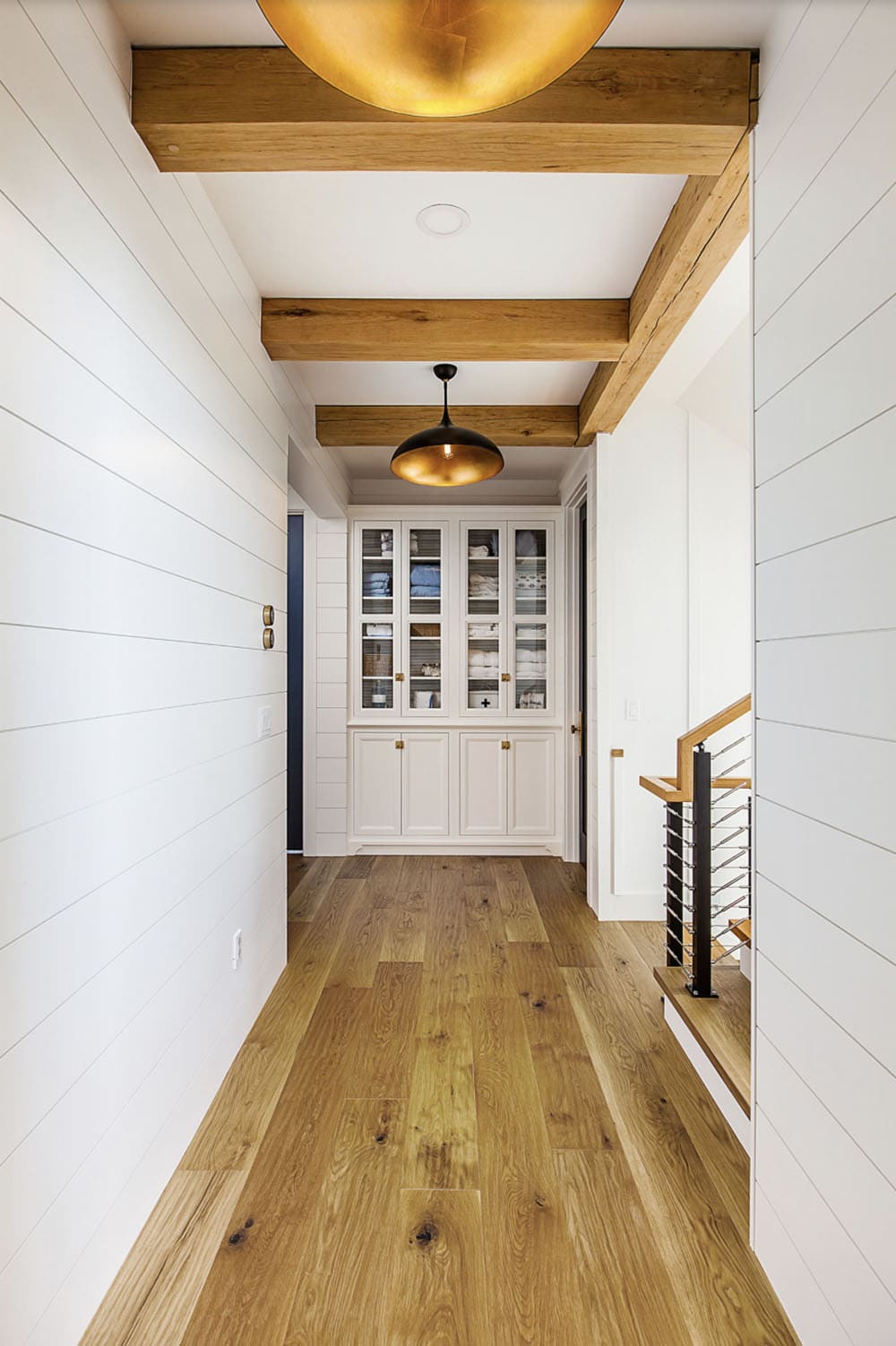 coastal style hallway