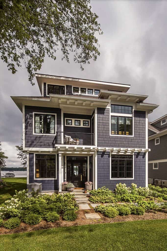 Step inside this dreamy Michigan lake house with stunning coastal style