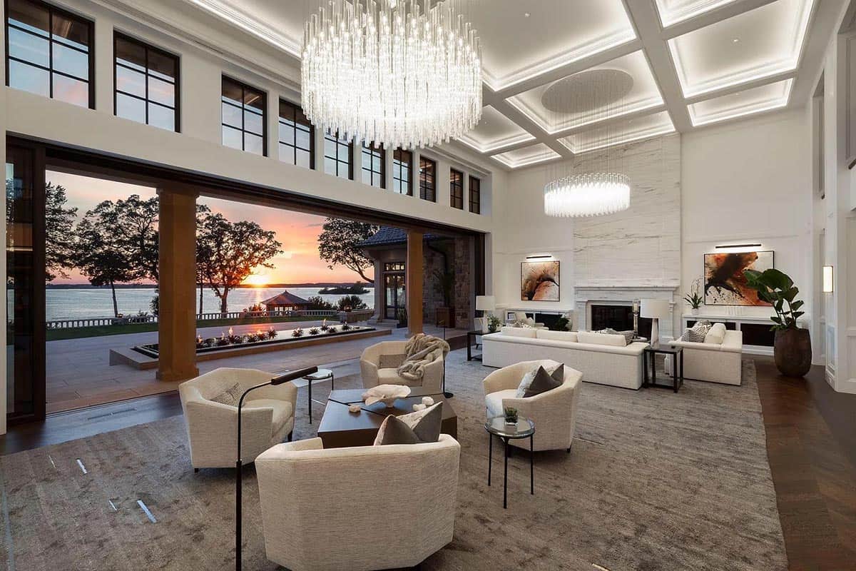contemporary great room