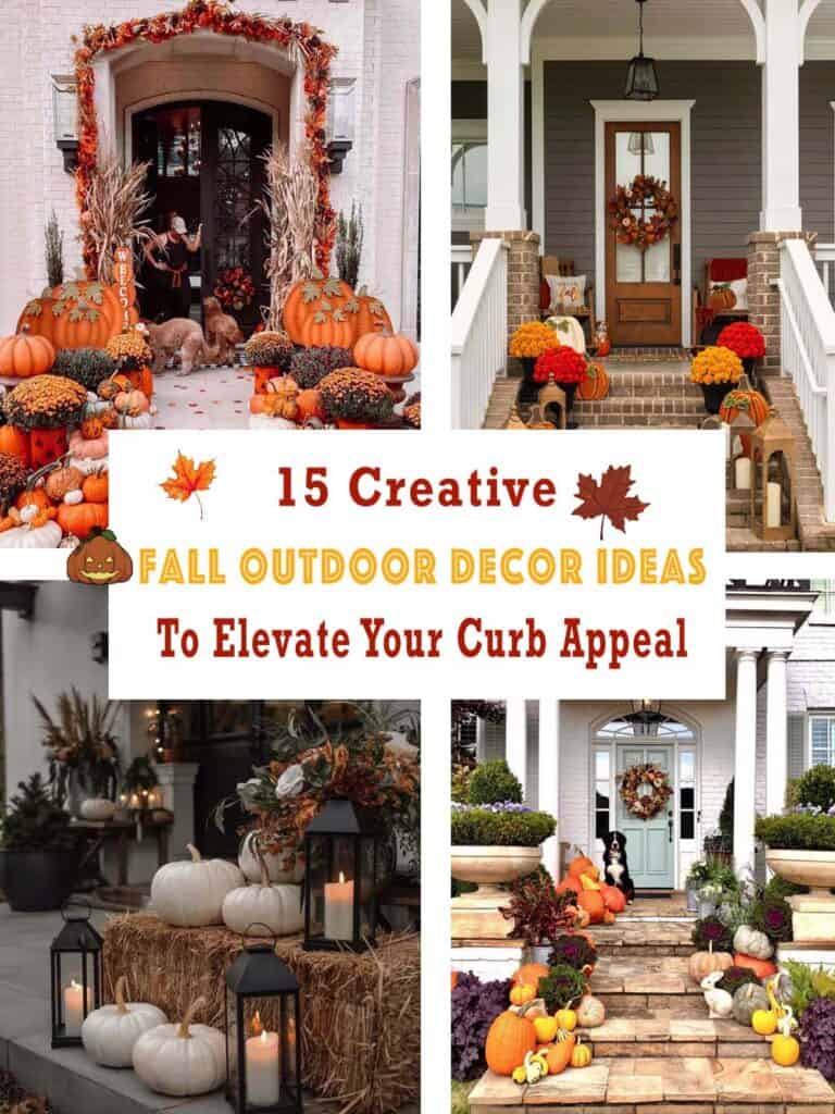 15 Creative Fall Outdoor Decor Ideas To Elevate Your Curb Appeal