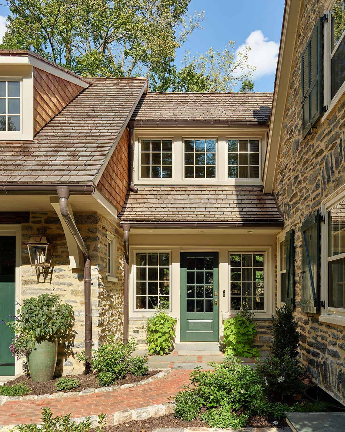 stone house exterior