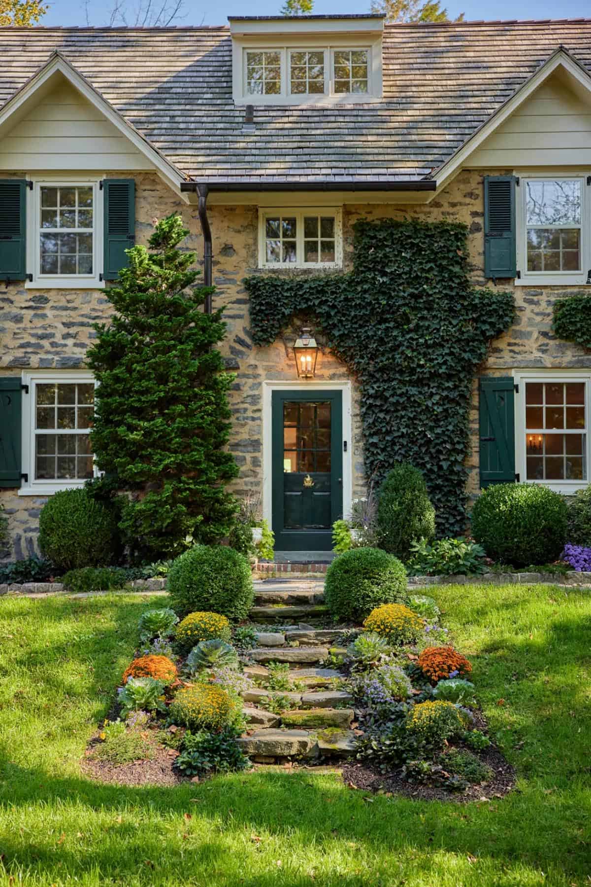 stone house exterior