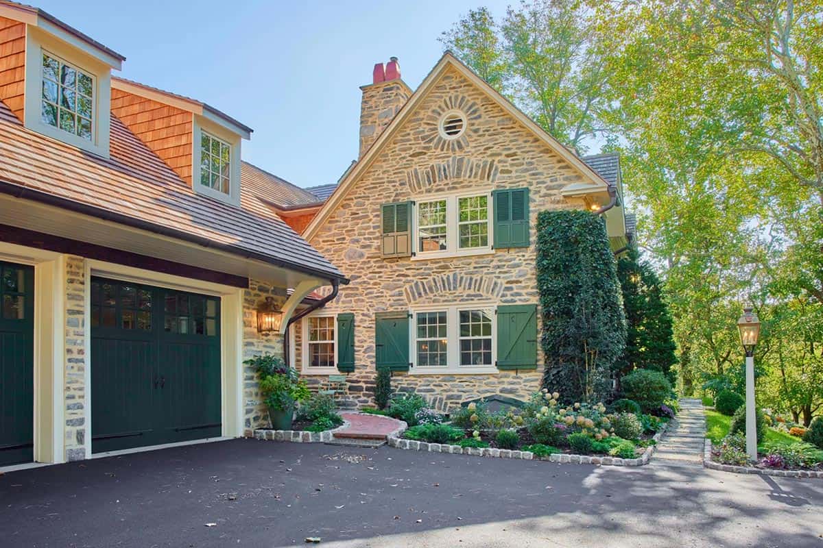 stone house exterior